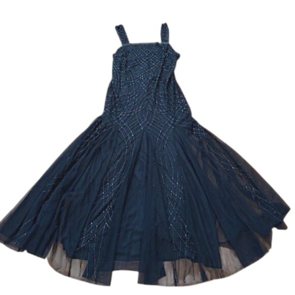 Pissaro Nights Sleeveless Beaded Gown - Picture 4 of 11